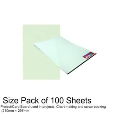 Project Boards A4 – 100 Sheets Green