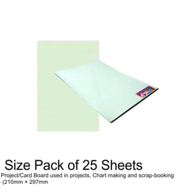 Project Board A4 – 25 Sheets Green