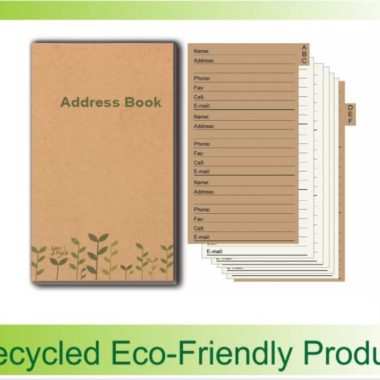 Back to Nature Eco-friendly Address Book