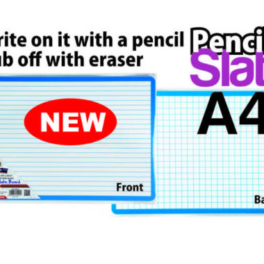 A4 Pencil Slate Board (Use Normal Pencil and Eraser, Buy 1 Get 1 Free)