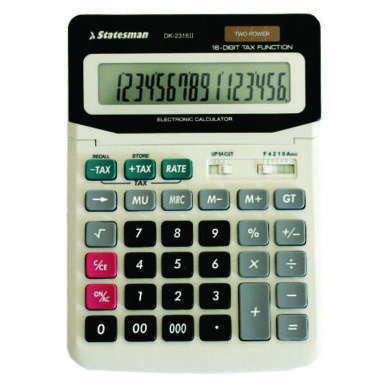 Calculator Statesman 16 Digit Desktop- Ideal For Offices