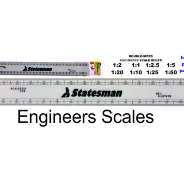 Statesman Engineering Flat Scale Ruler