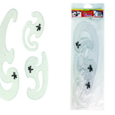 French Curves Set 3PC