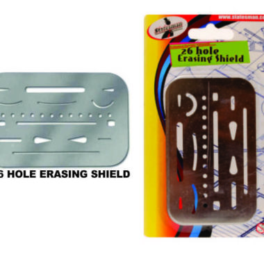 Statesman 26 Hole Erasing Shield - Ideal For Technical Drawing
