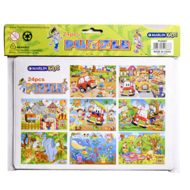 Puzzles 24pc Puz 007 Cardboard