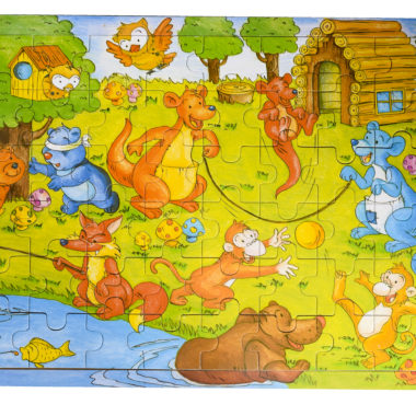 Puzzle 48PC Set Cardboard - For Kids