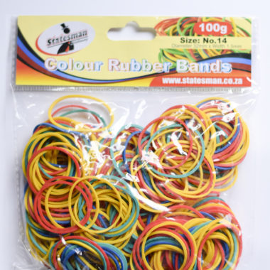 Rubber Band Colour Size 14 100g