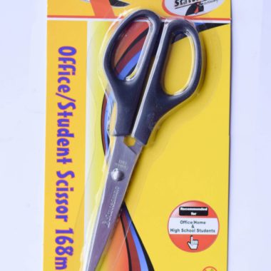 Statesman 168mm Scissor Black Handle - Office & Student