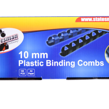 Binding Combs Blue 10mm 100 Pack