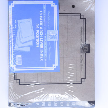 Lever Arch Index 14 Position 10 Pack