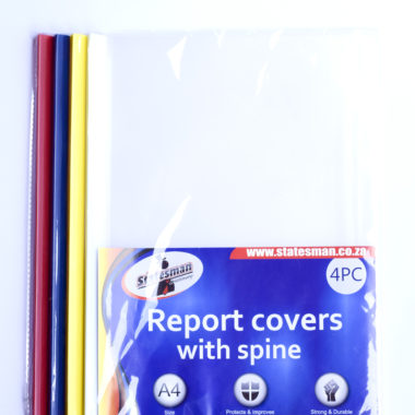 Report Covers With Spine (binder) 4 pack
