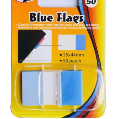 Statesman Post It Flags Blue