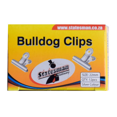 Statesman 22mm Bulldog Clips 12's