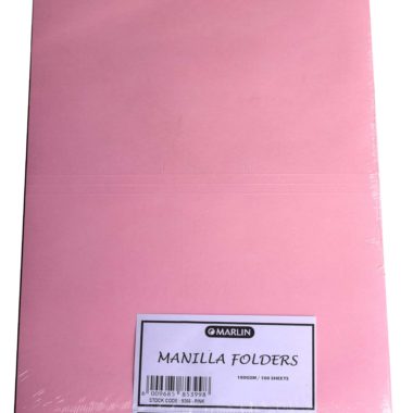 Manilla Folders 9266 Pink 100’s