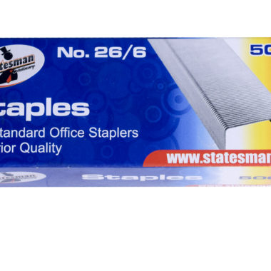Statesman Staples size 26/6 - Box of 5000