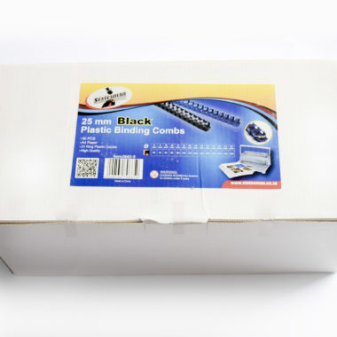 Binding Combs Black 25mm 50 Pack