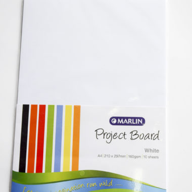 Project Board White A4  10 Sheet Marlin