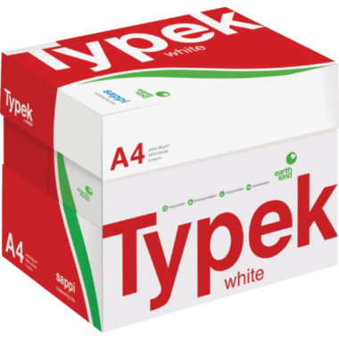 Typek A4 Office Paper 80 GSM Per Case (NO DELIVERY.COLLECTION ONLY)