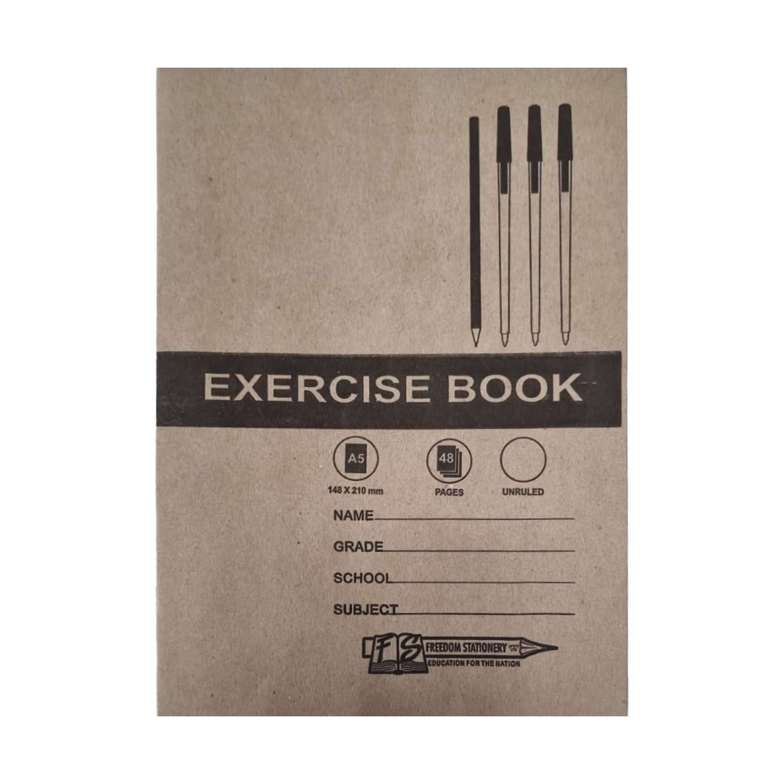 Freedom A5 48 Pages College Exercise Book Unruled