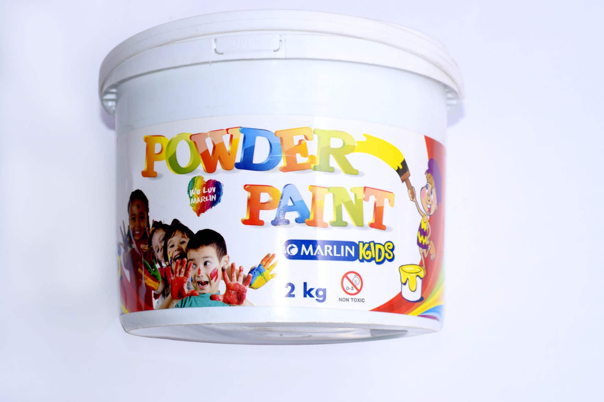 Powder Paint 2kg Buckets Black