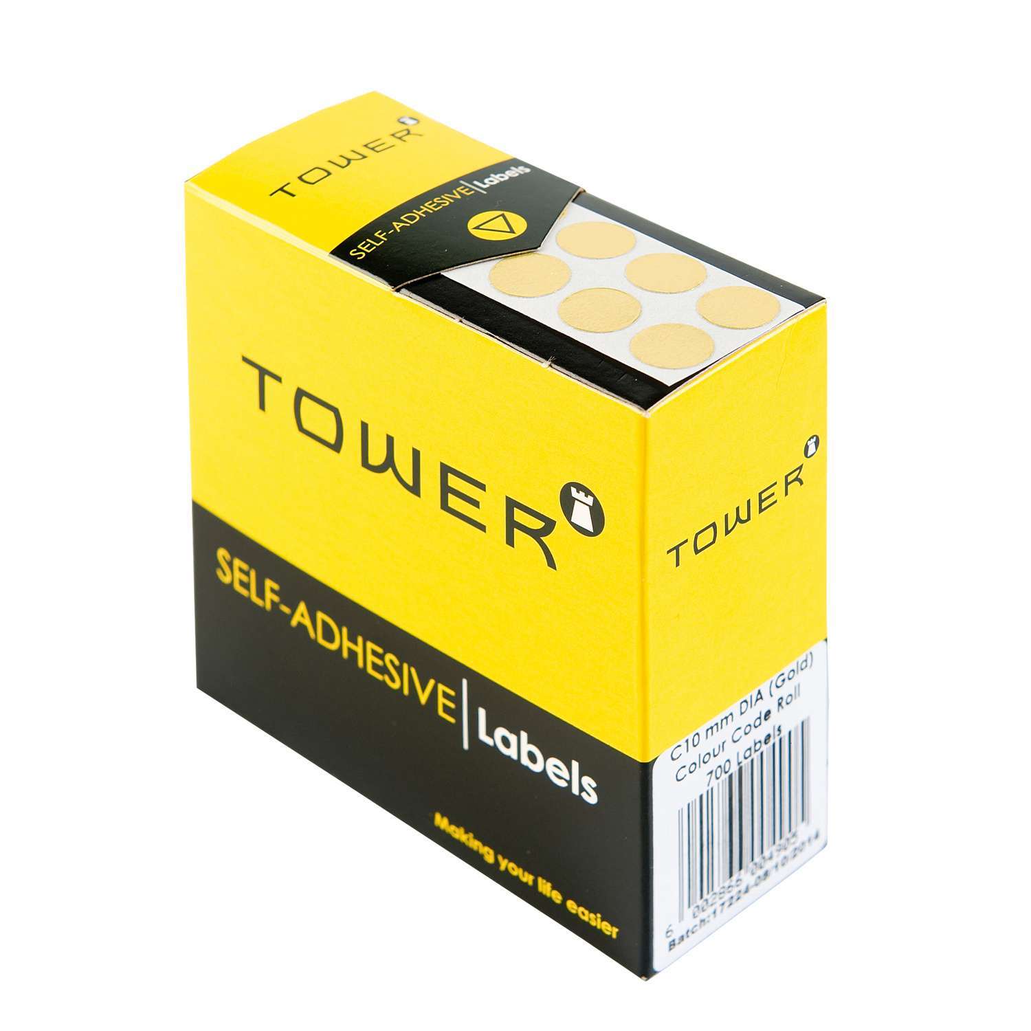 Tower C10 Colour Code Rolls Gold