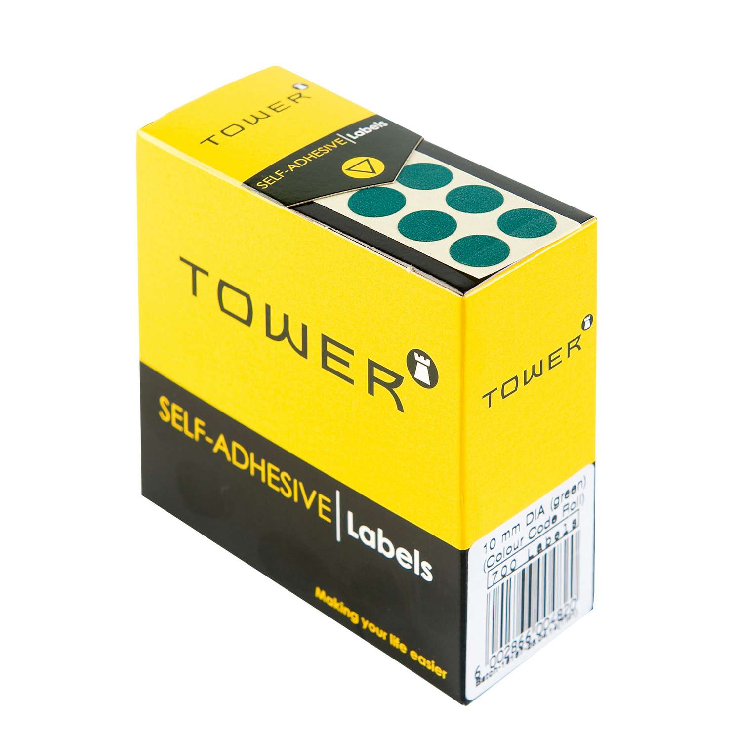 Tower C10 Colour Code Rolls Green