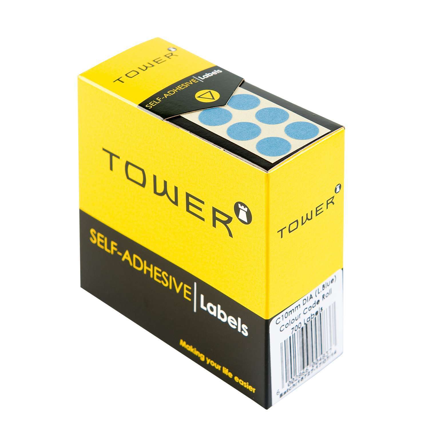 Tower C10 Colour Code Rolls Light Blue