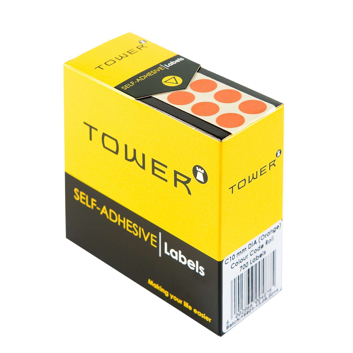 Tower C10 Colour Code Rolls Orange