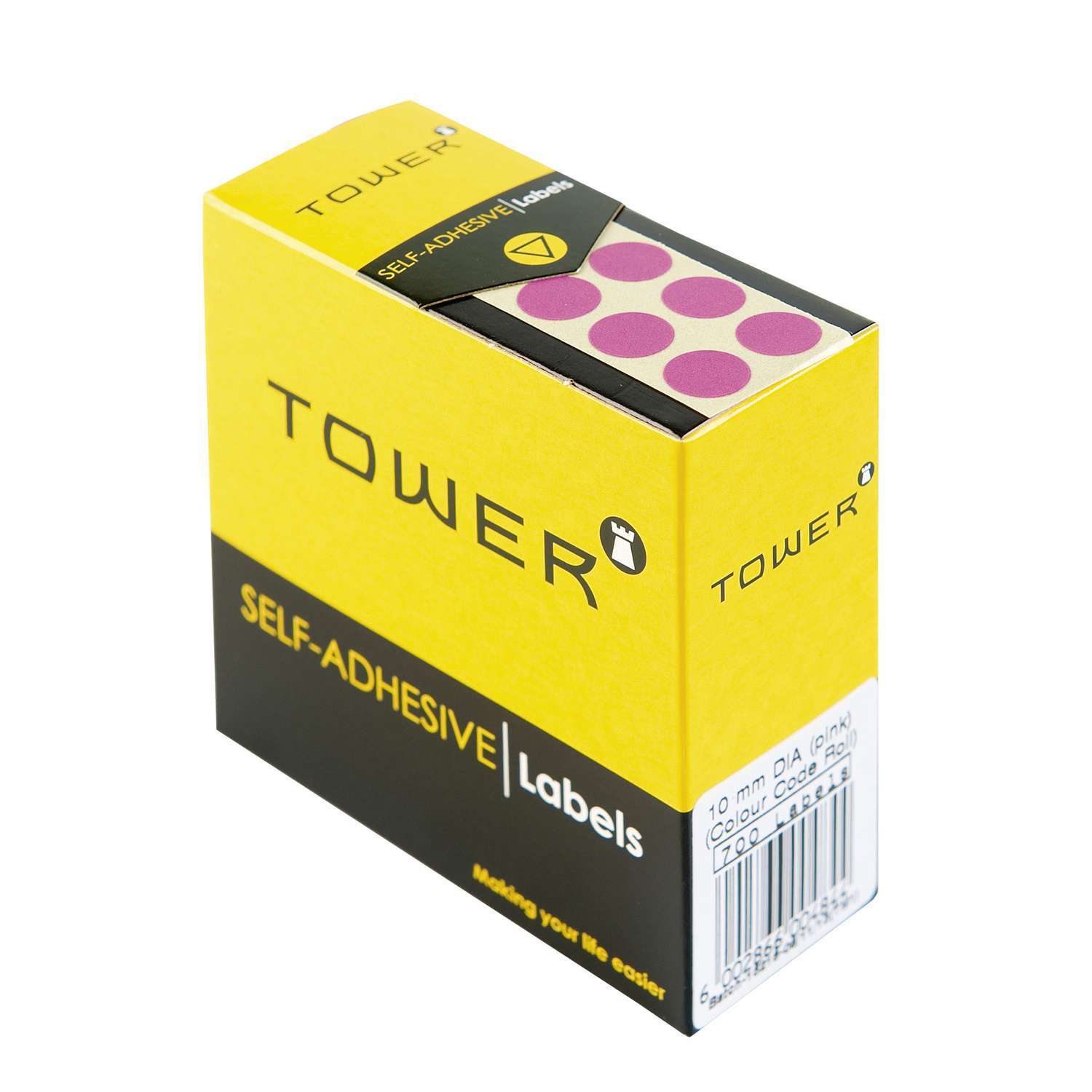 Tower C10 Colour Code Rolls Pink