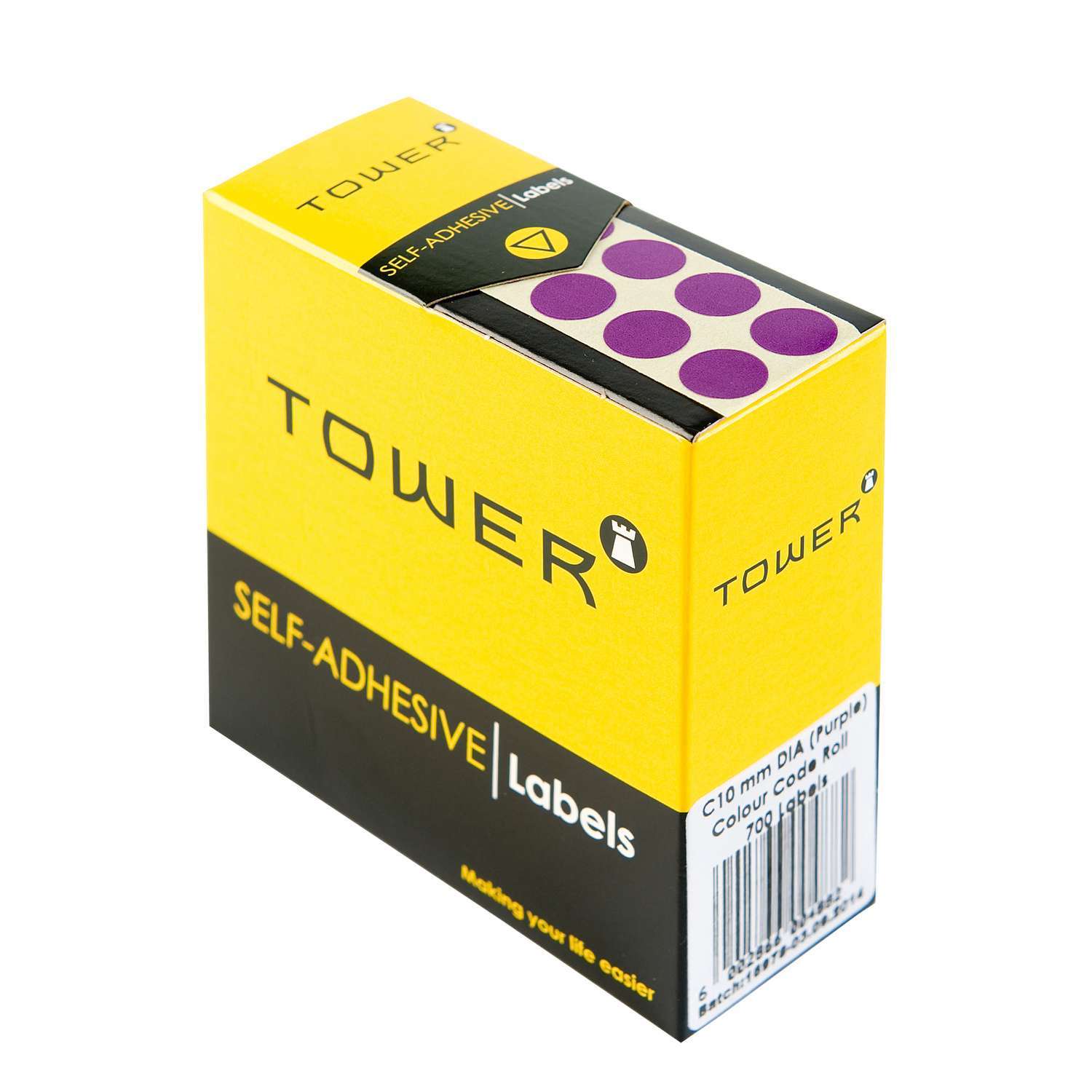 Tower C10 Colour Code Rolls Purple