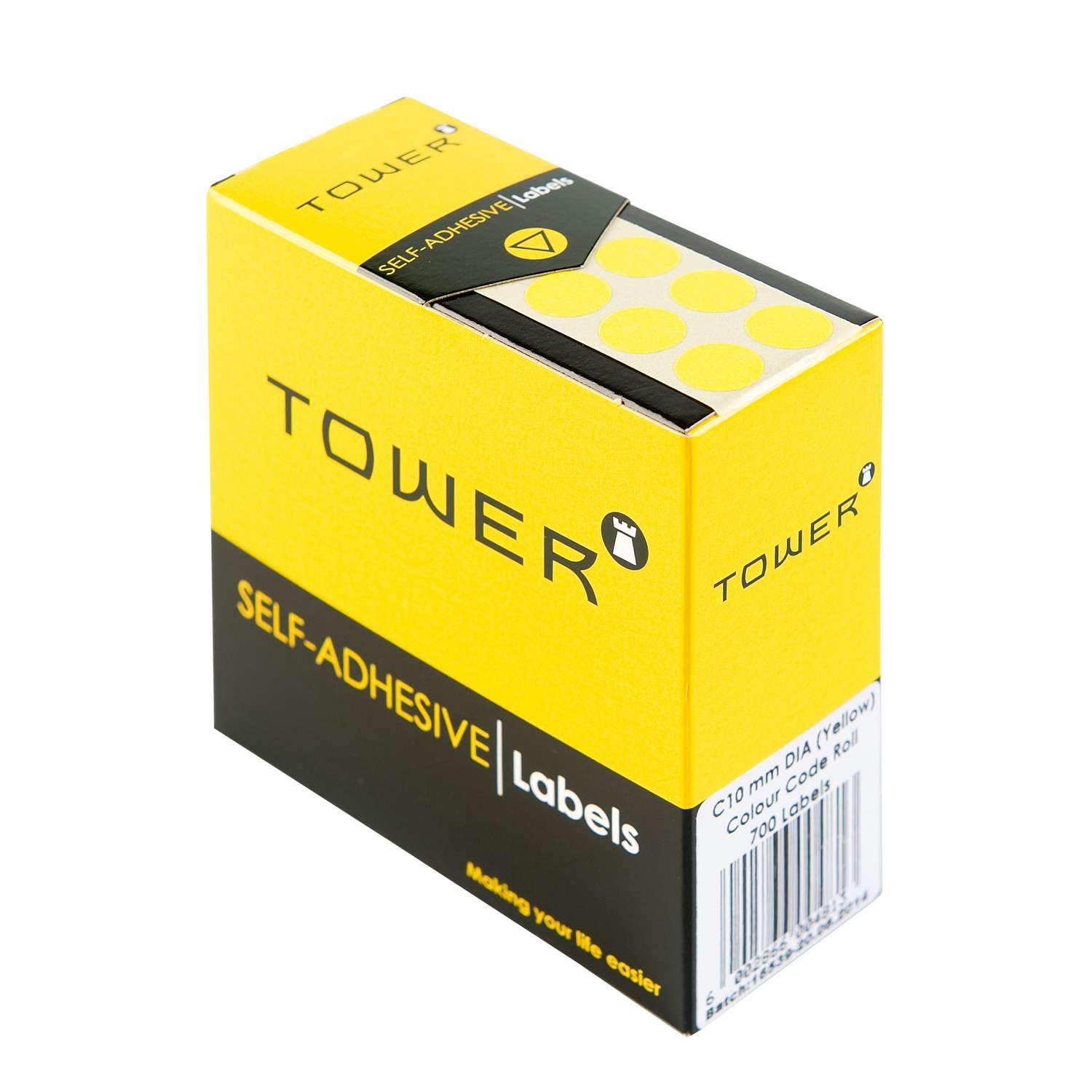 Tower C10 Colour Code Rolls Yellow