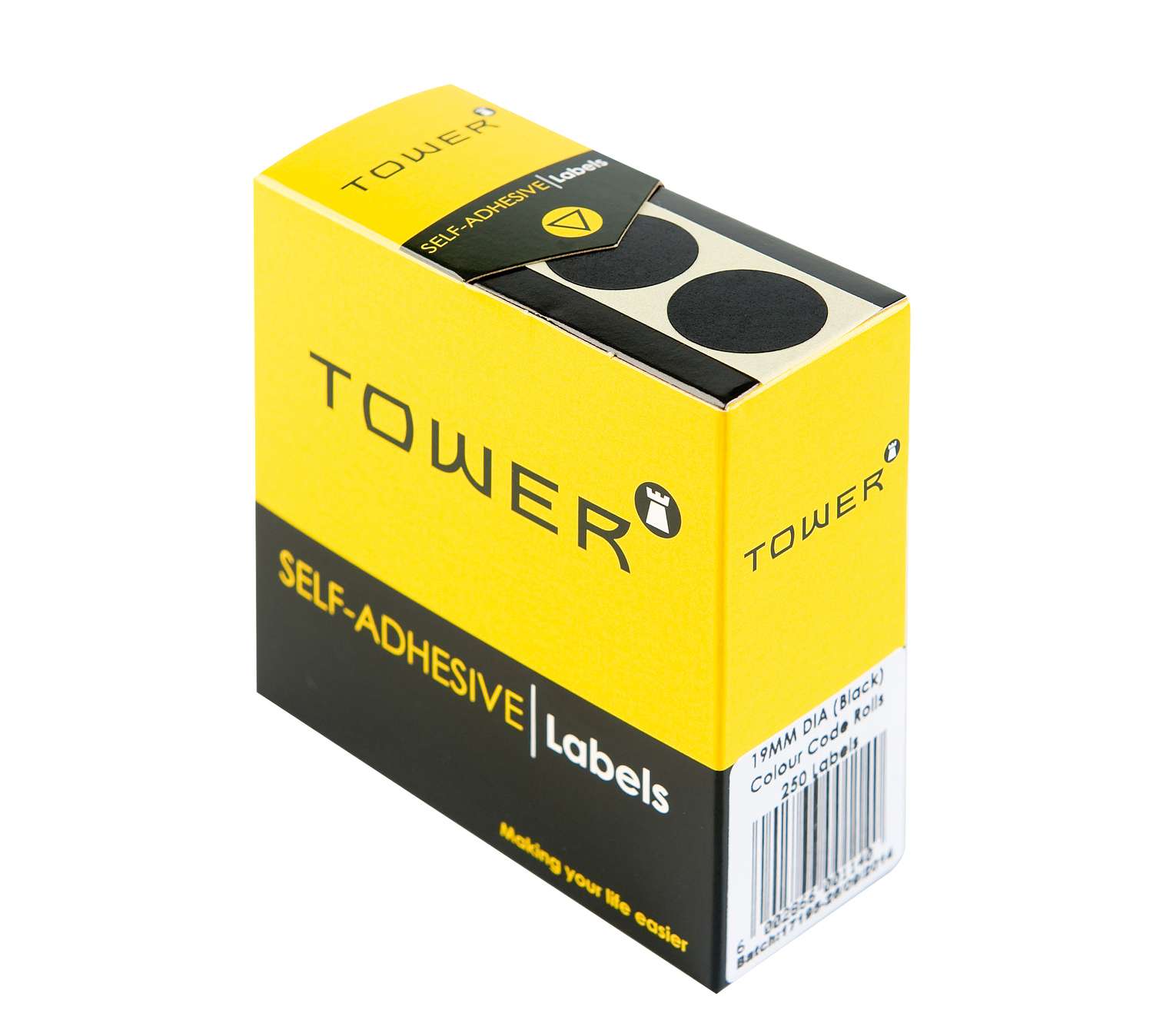 Tower C19 Colour Code Rolls Black