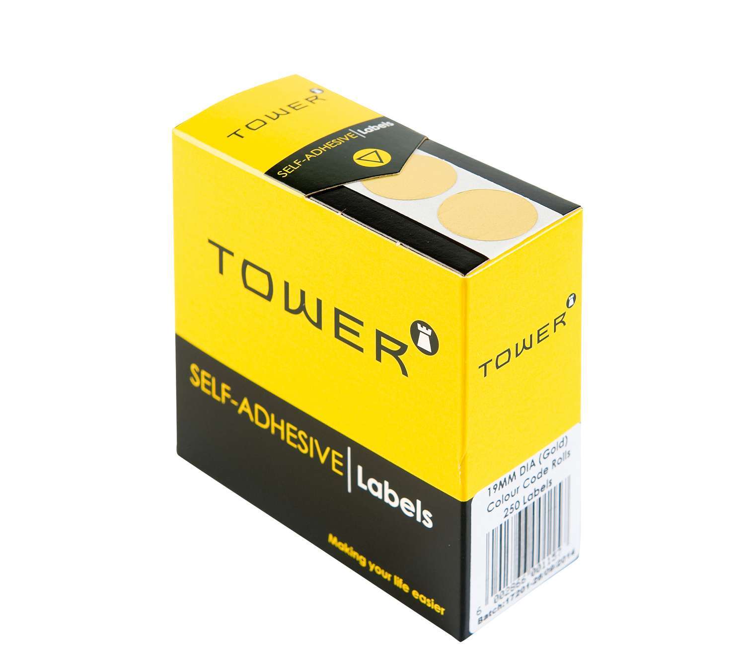 Tower C19 Colour Code Rolls Gold