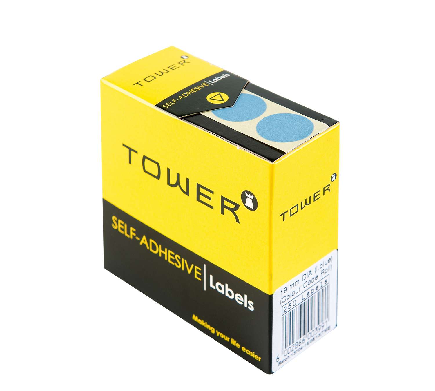 Tower C19 Colour Code Rolls Light Blue