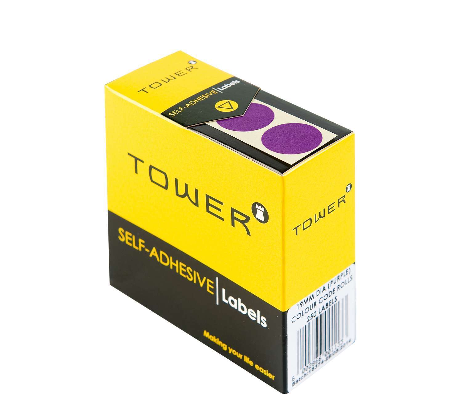 Tower C19 Colour Code Rolls Purple