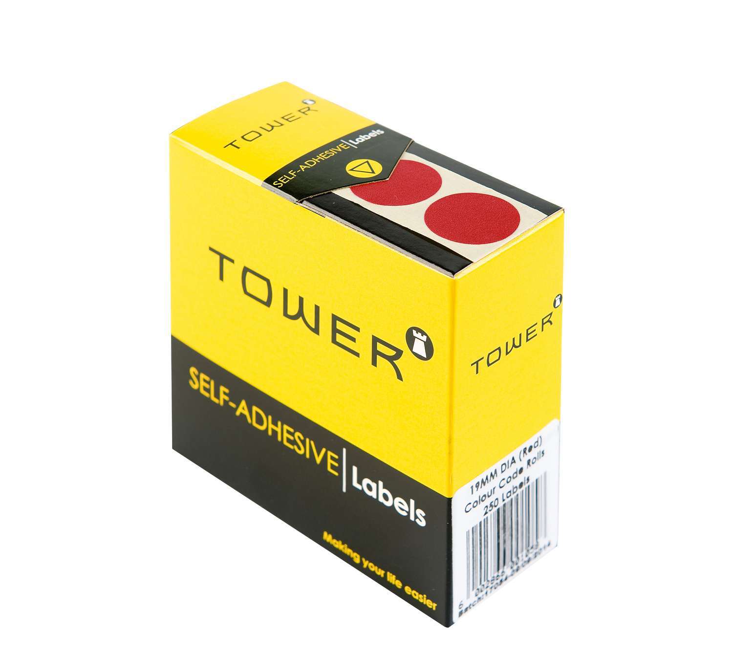 Tower C19 Colour Code Rolls Red