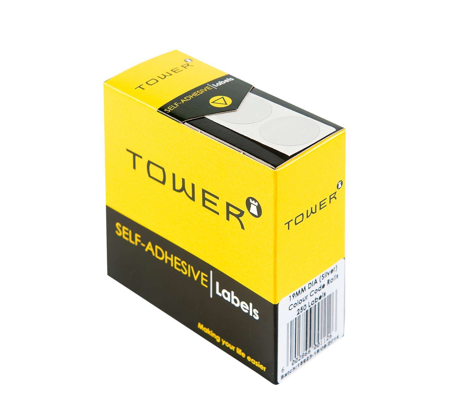 Tower C19 Colour Code Rolls Silver