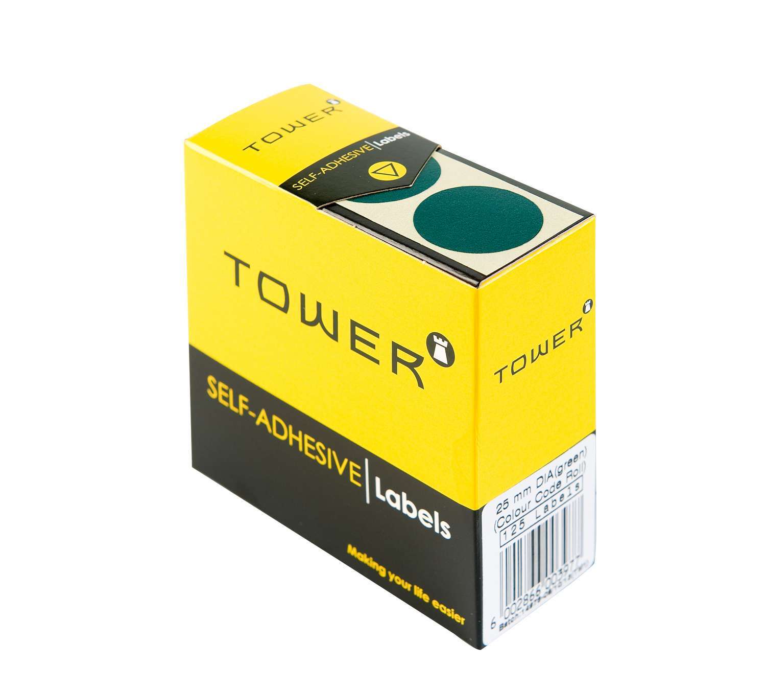 Tower C25 Colour Code Rolls Green