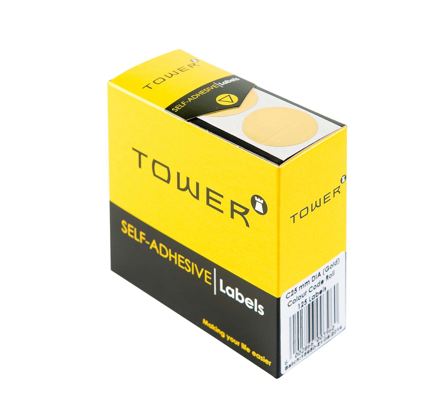 Tower C25 Colour Code Rolls Gold