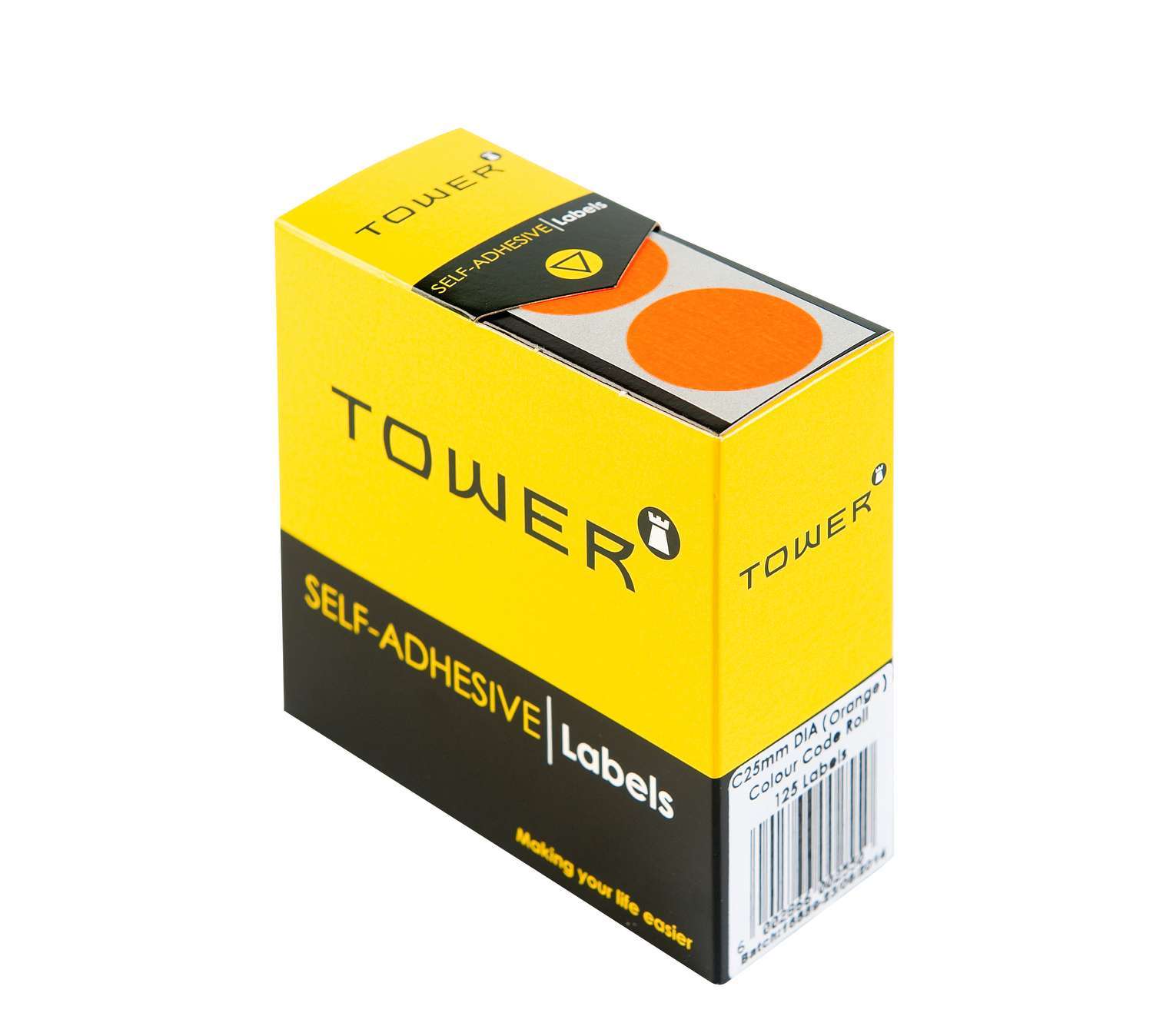 Tower C25 Colour Code Rolls Orange