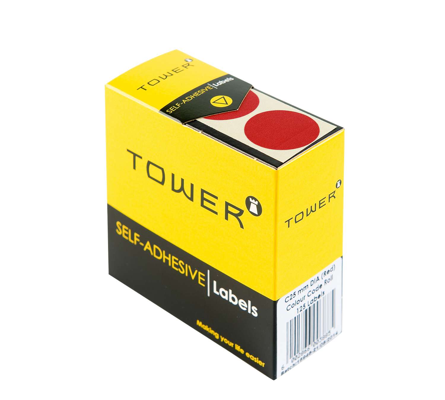 Tower C25 Colour Code Rolls Red