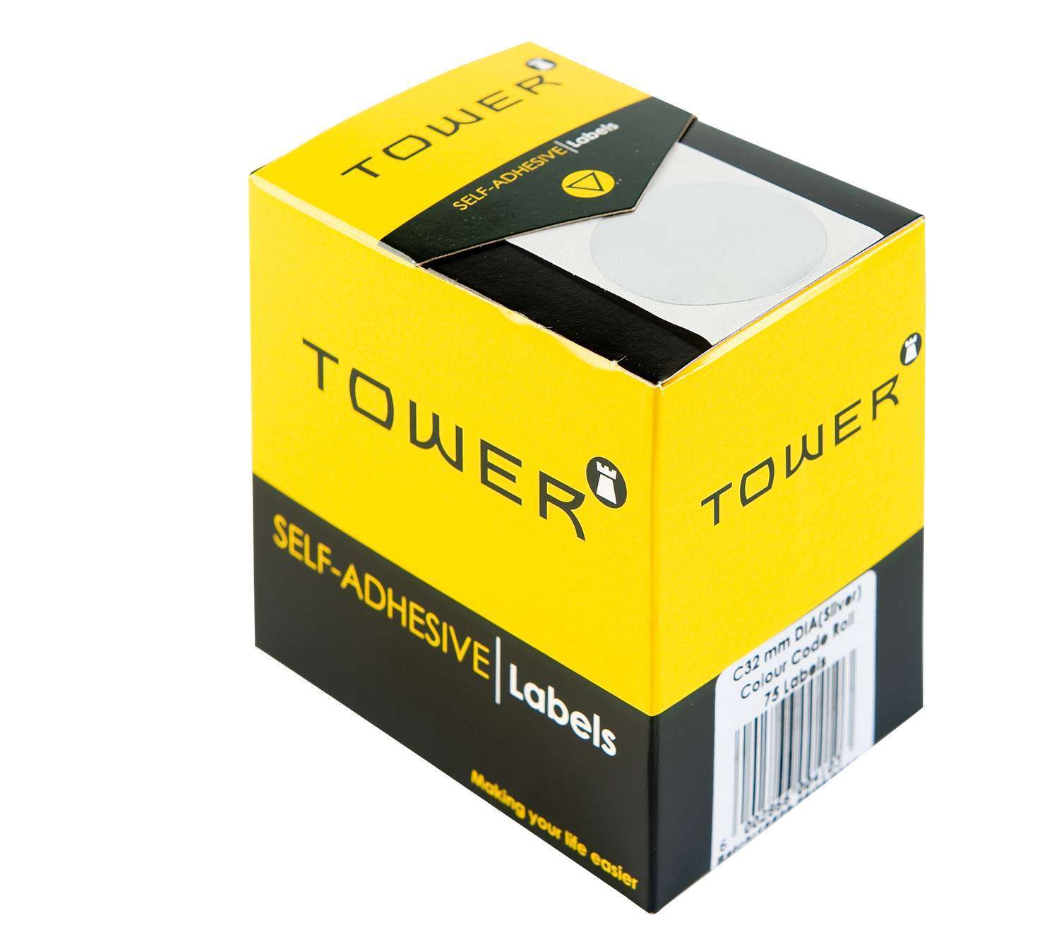 Tower C32 Colour Code Rolls Silver