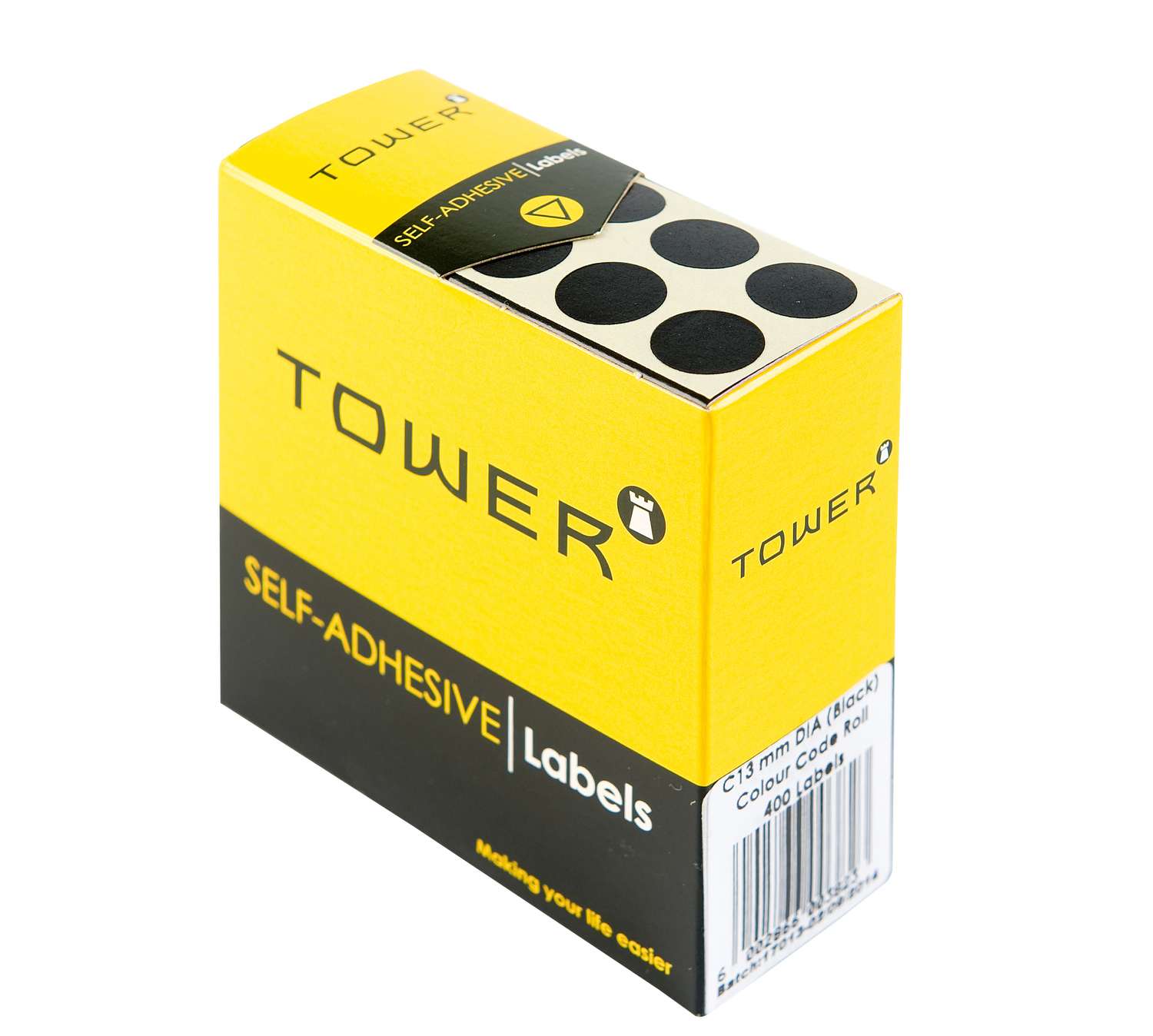 Tower C13 Colour Code Rolls Black