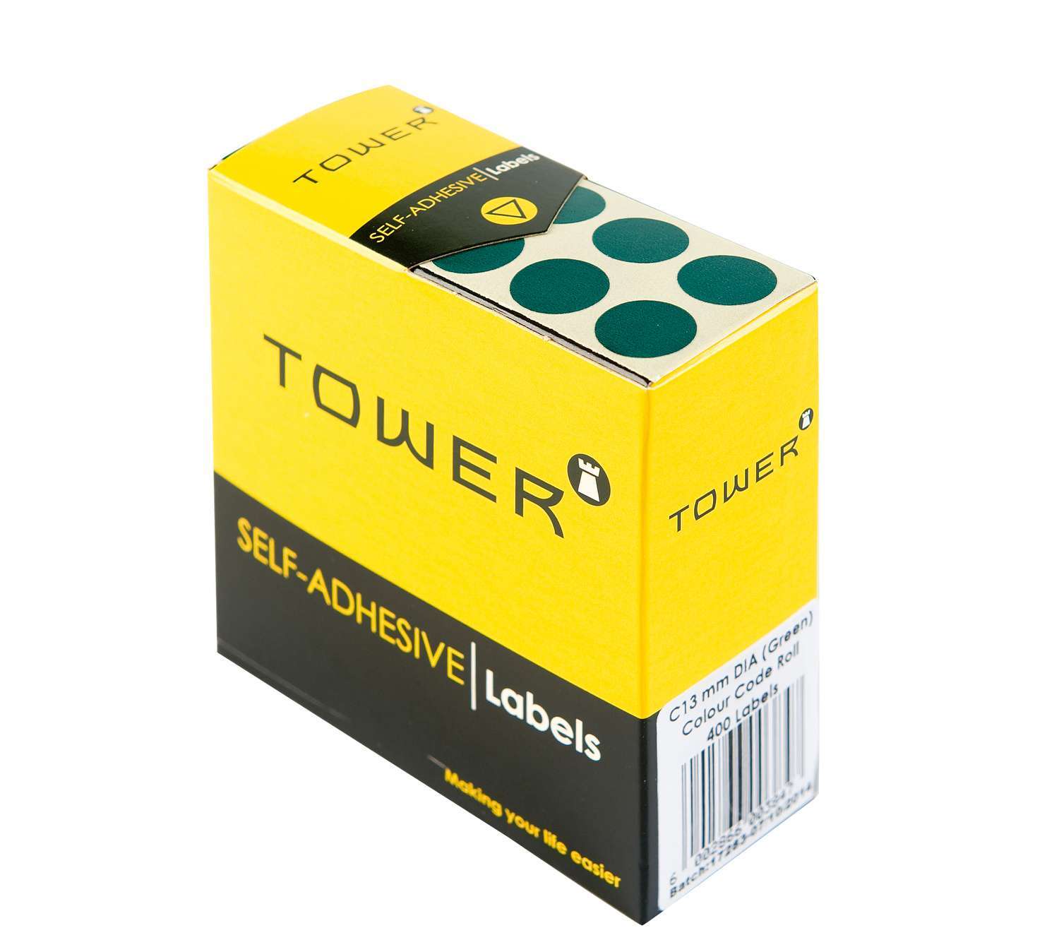 Tower C13 Colour Code Rolls Green