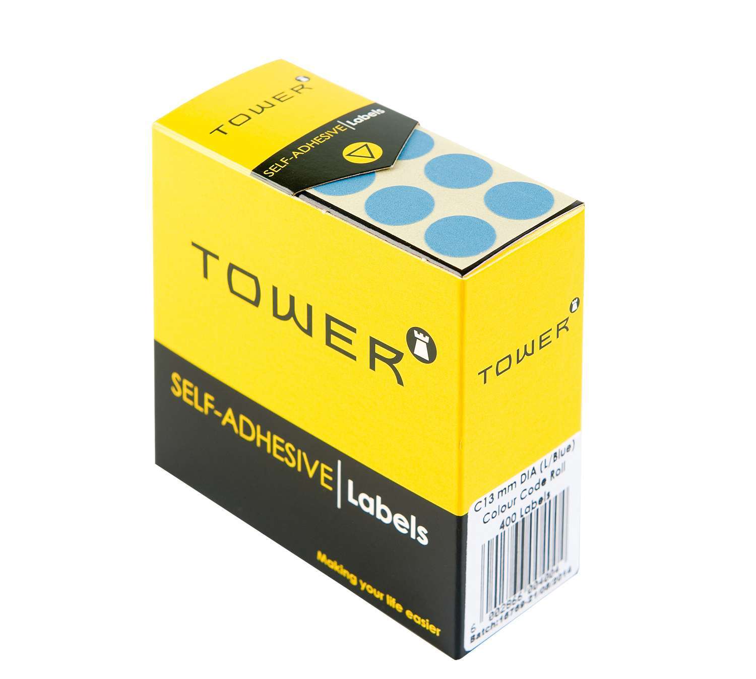 Tower C13 Colour Code Rolls Light Blue