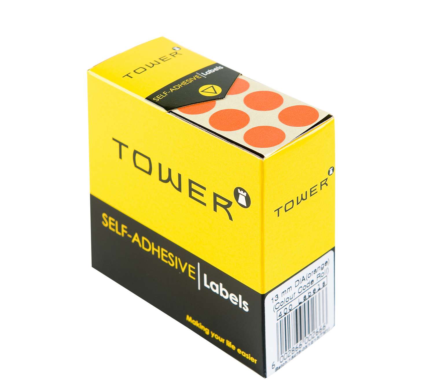 Tower C13 Colour Code Rolls Orange