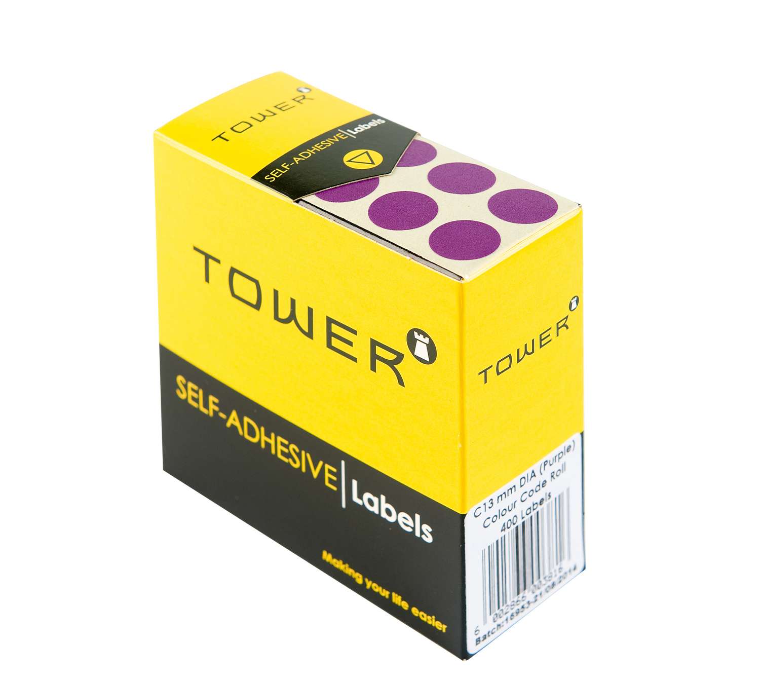 Tower C13 Colour Code Rolls Purple