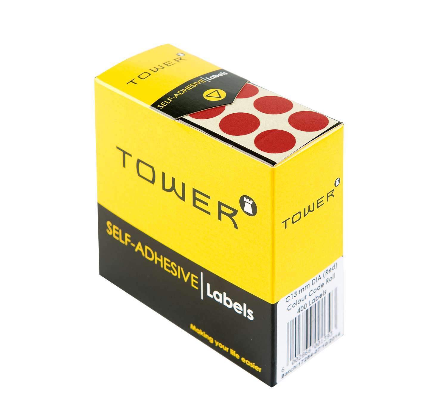 Tower C13 Colour Code Rolls Red
