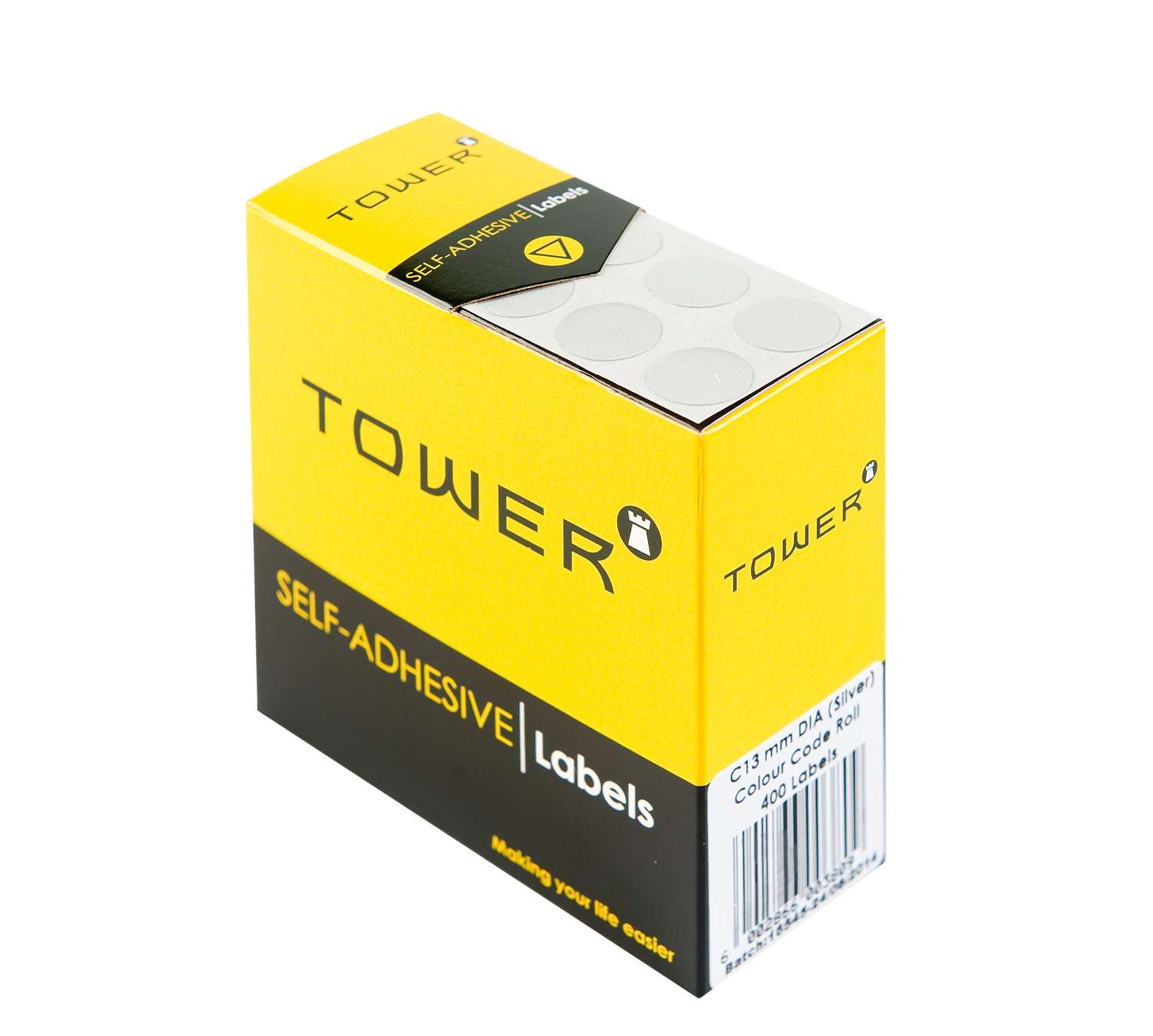 Tower C13 Colour Code Rolls Silver