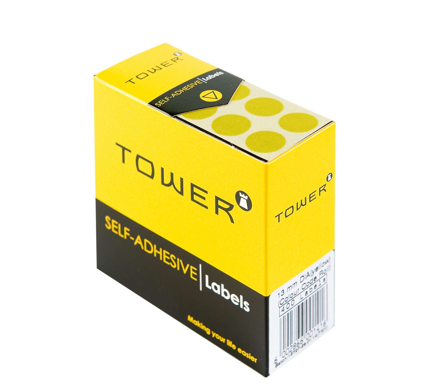 Tower C13 Colour Code Rolls Yellow